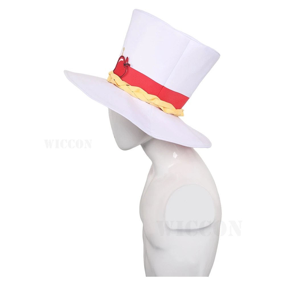 Hazbin Lucifer Cosplay Anime Hotel Morningstar Cosplay Kostüm Wig Perücke Daddy White Suit Devil Hell Adult Herren Kostüm 21