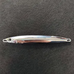 Premium Silver Metal Jig for Sea Fishing - Versatile Lure for Sea Bass, Mackerel, Snapper - Available in 60g, 80g, 100g (Silver)