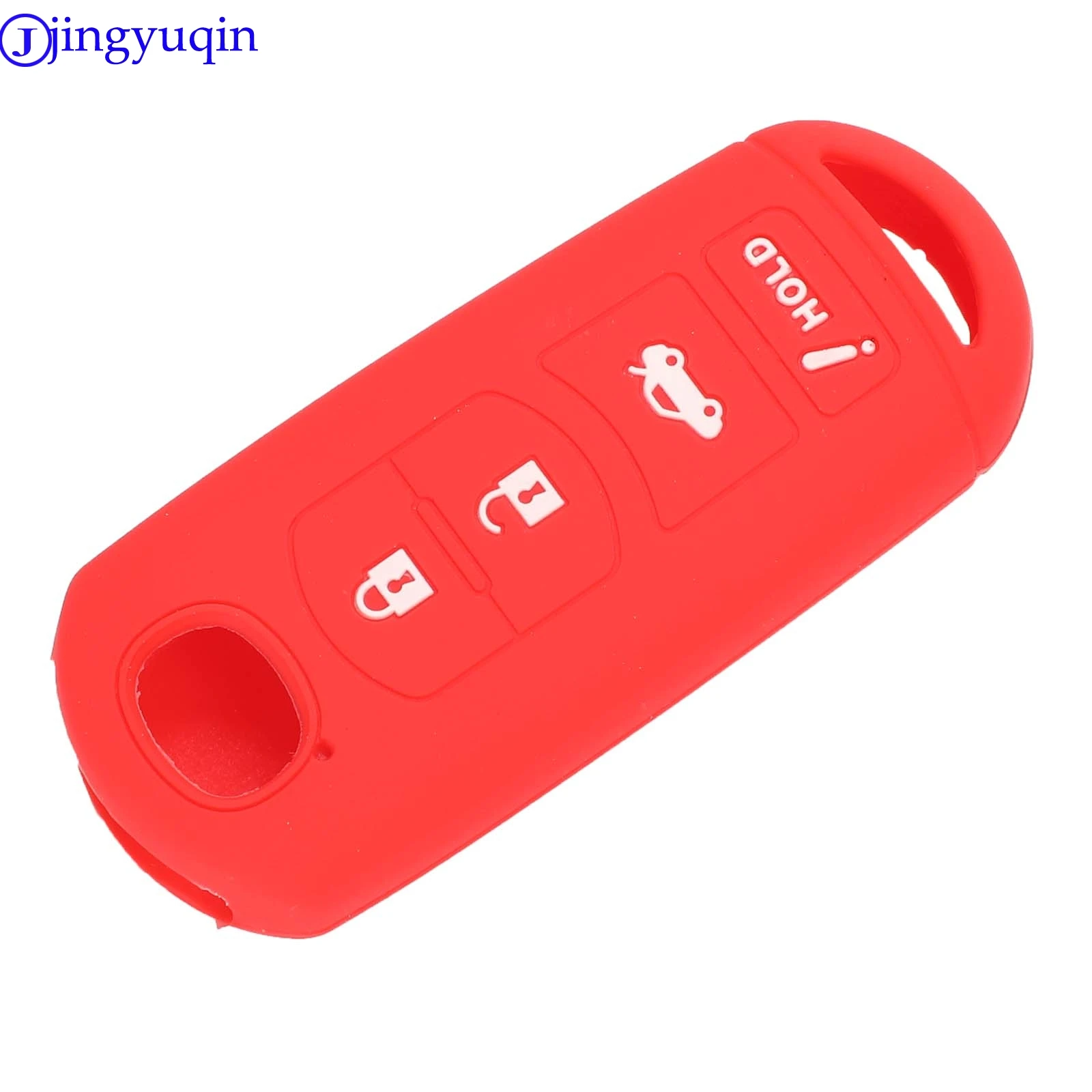 Key Case jingyuqin Silicone Cover for MAZDA 2 3 5 6 CX-3 CX-5 CX-7 CX-9 Speed Miata MX5 Shell Jacket Protector