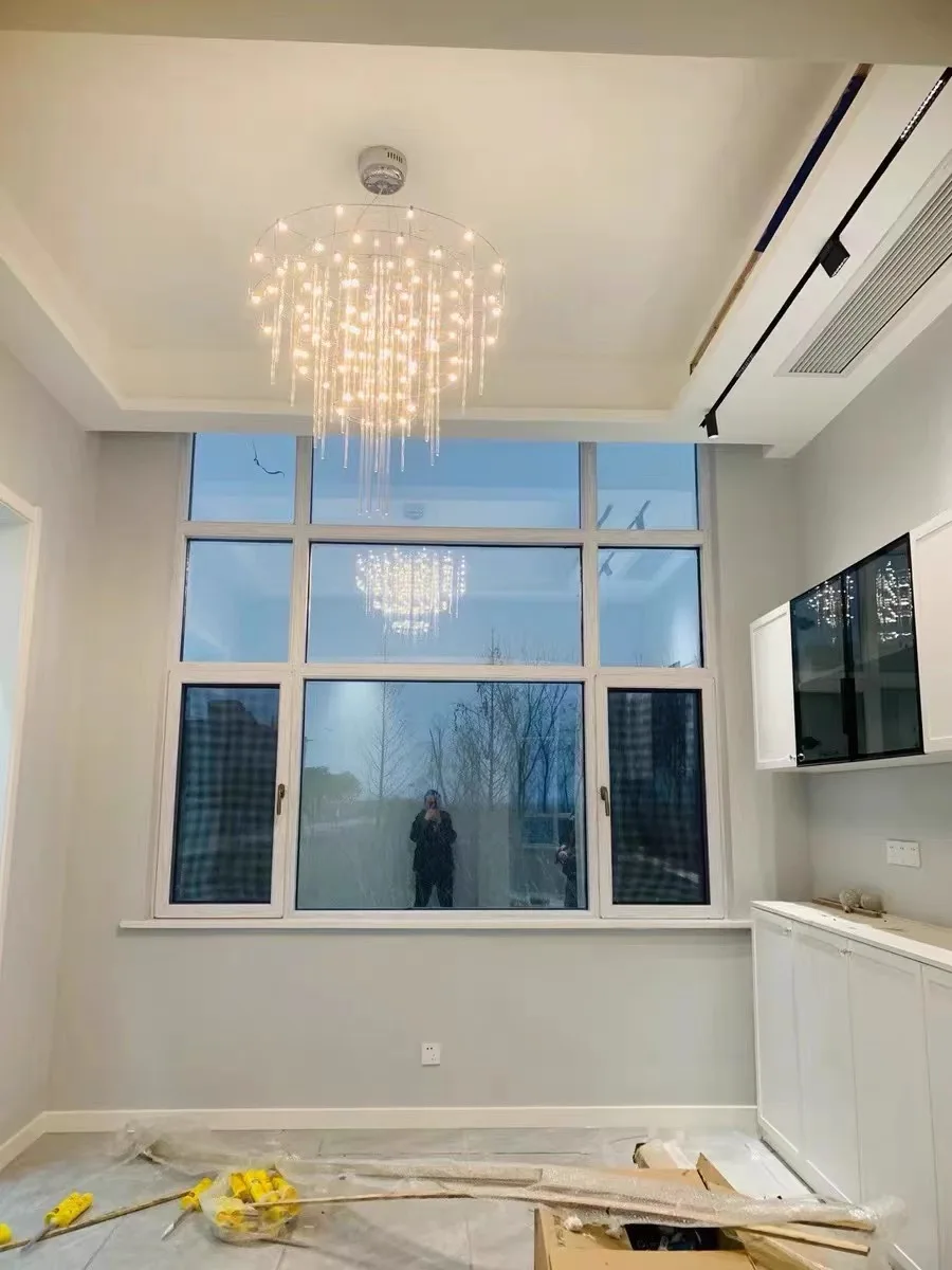 Living room pendant lamp restaurant lamp designer creative villa hall starry sky clothing store firefly pendant