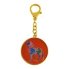 2025 Red horse keychain Horse Peach Blossom Good Rapport Amulet Keychain w5635 1
