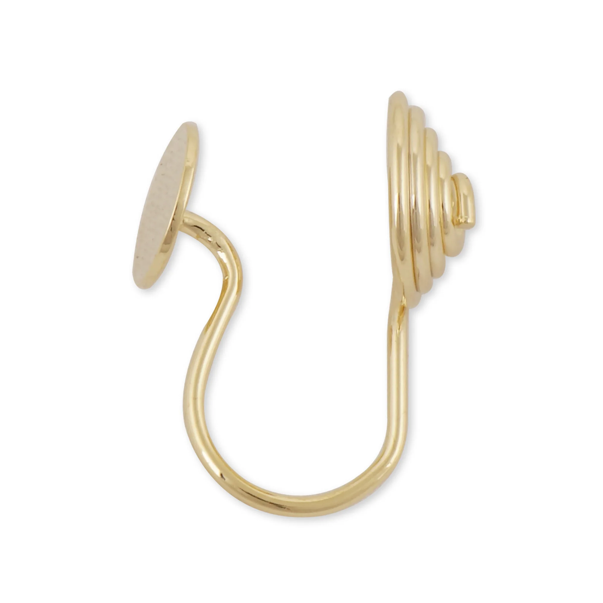 

5 Pairs 14k Gold Filled Earring Converter, Non Pierced Ear Clips Clip-on Earring, Clip Backs Earring Converter Kit Free Shipping