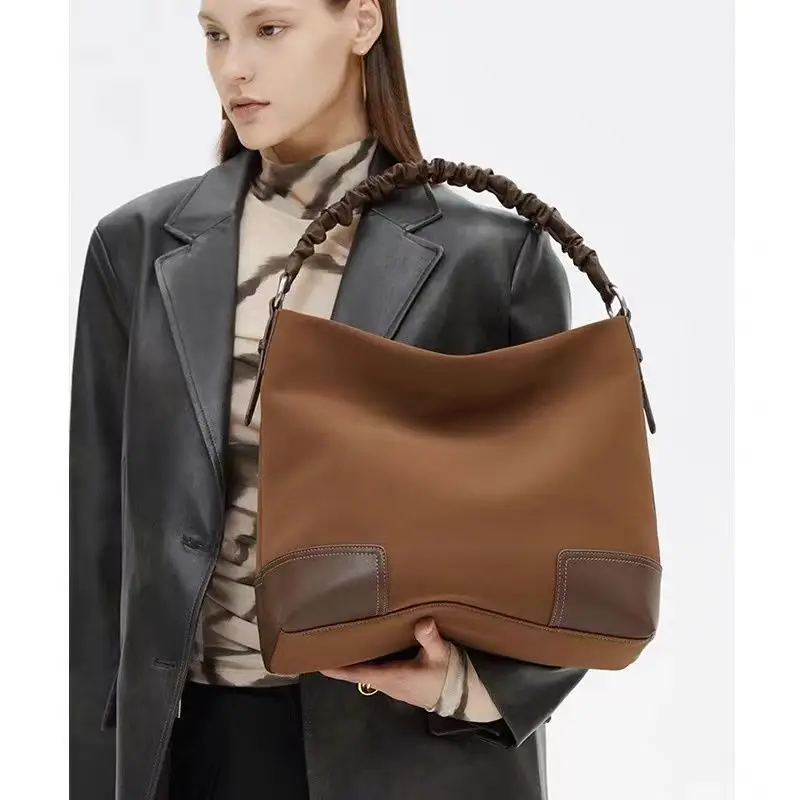 Large PU Leather Shoulder Bags for Women 2025 Y2K New Korean Fashion Trend Female Crossbody Bag Lady Simple Handbags