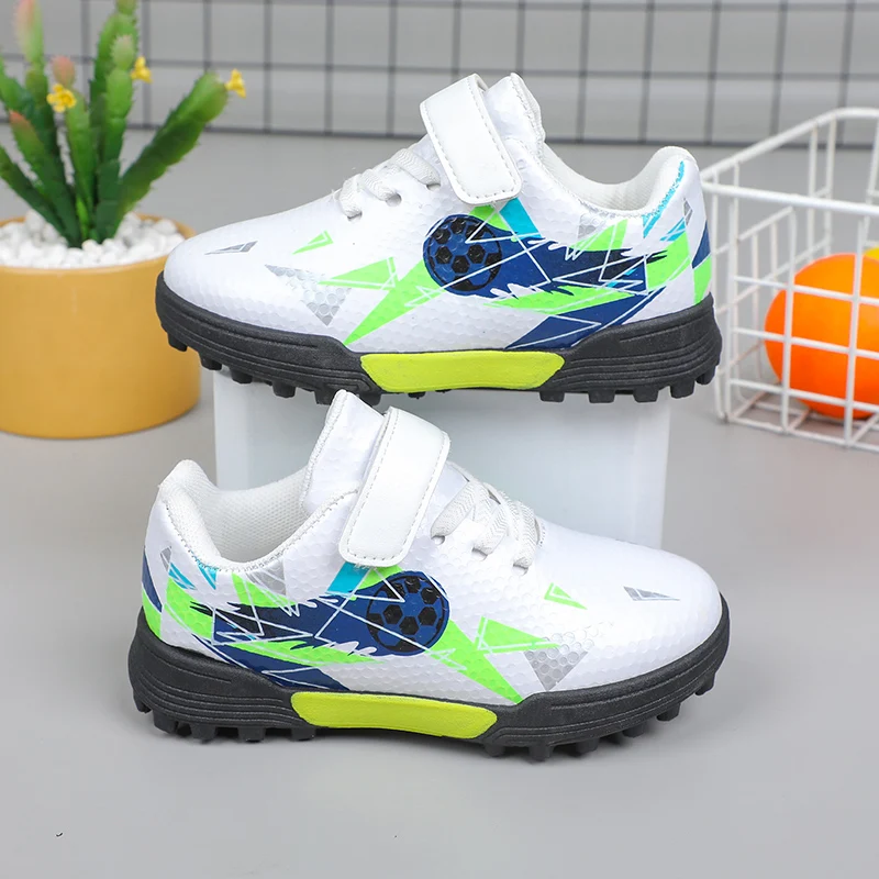 Children's Fashion All-Season Casual Flat Shoes Cartoon Cool Boys And Girls Football Casual Sports Shoes_voghion.com