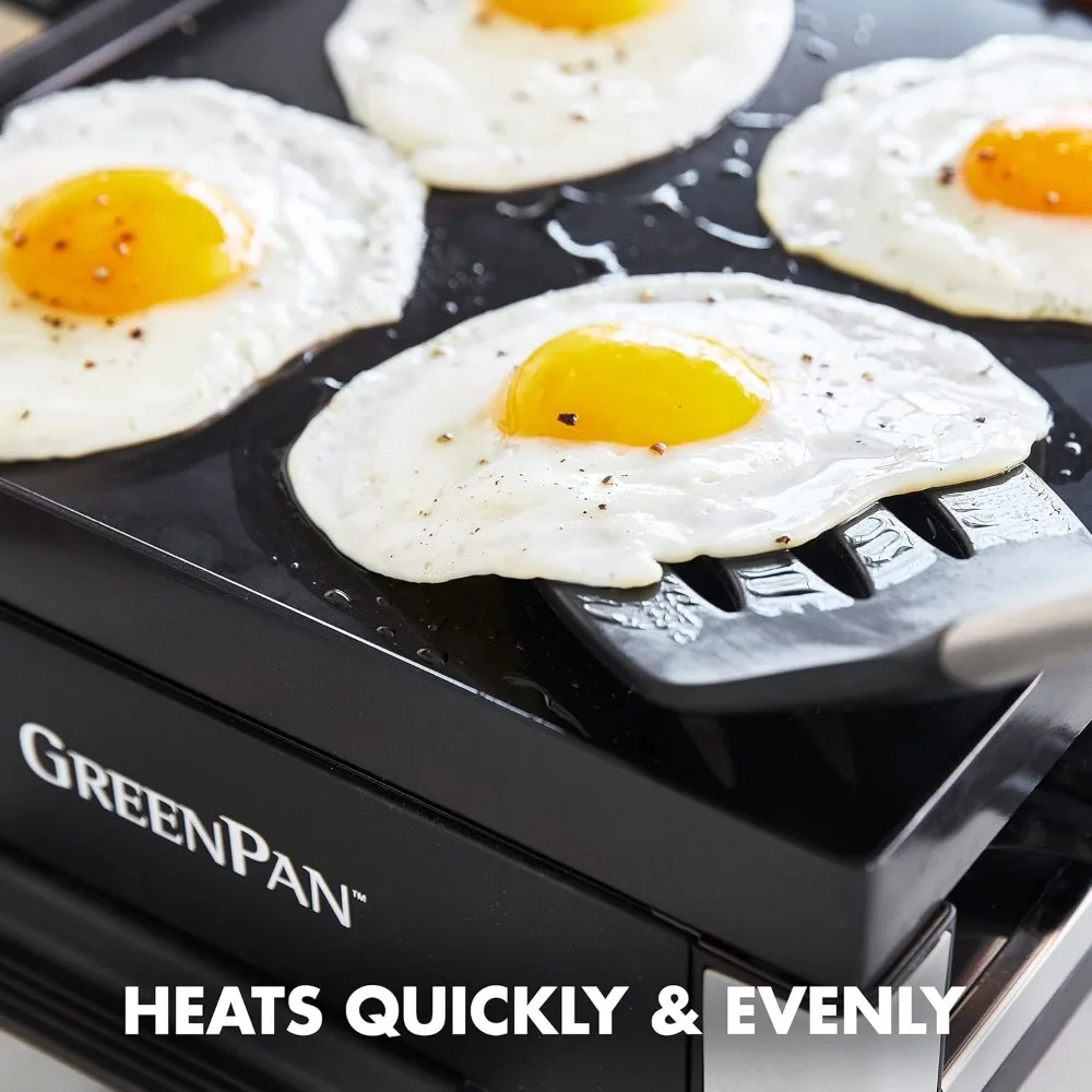 Electrics Healthy Ceramic Nonstick, 3-in-1 Reversible Grill, Griddle & Raclette, PFAS-Free, Serves up to 8 People 4