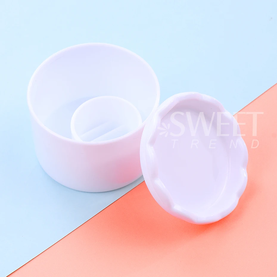 Nail Art Wash Pen Cups Brush Cleaner Plastic Holder UV Acrylic Gel Pen Pot Cleanser Cup Washing Cup Nail Brush Holder Tools