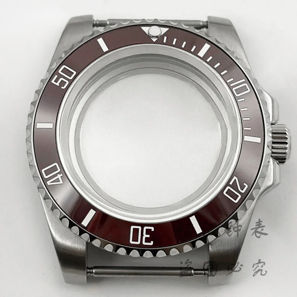 Deep Blue Bezel 40MM Diver Watch Case with Waterproof Sapphire Crystal