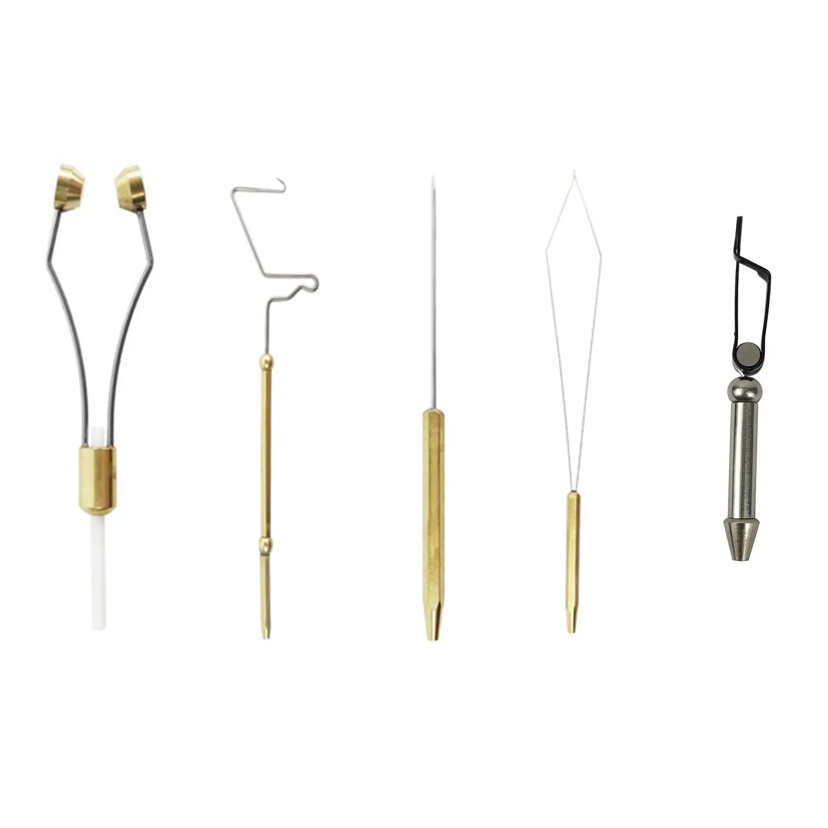 Kit d'outils pour montage de mouches Aventik - Bobine, pince, stacker pour création de mouches artificielles