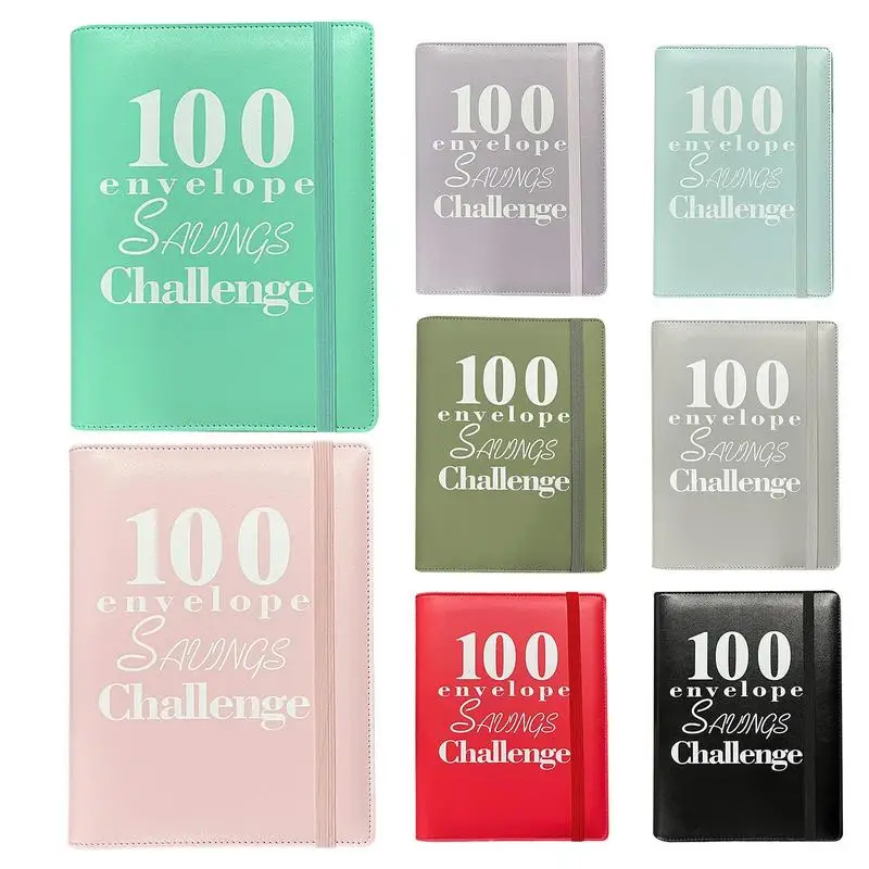 

100 Envelopes Money Saving Challenge | Budget Planner Book With Cash Envelopes | Savings Binder And Challenges Money Envelopes