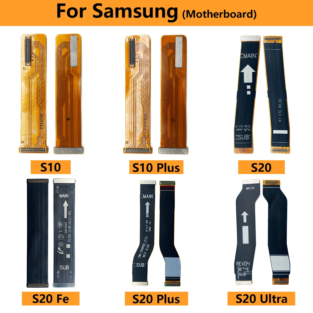 Cavo Flessibile Principale Per Samsung S20 Ultra S20 Fe S10 Plus Collega La Scheda Madre Al Nastro Dello Schermo Lcd