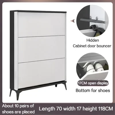 White 70X17X118CM