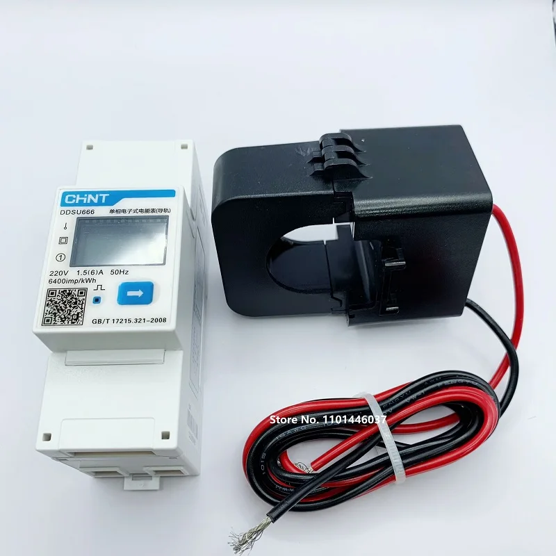 Chint Medidor Inteligente Sensor de Energia Ddsu666 Dtsu666 para Inversor
