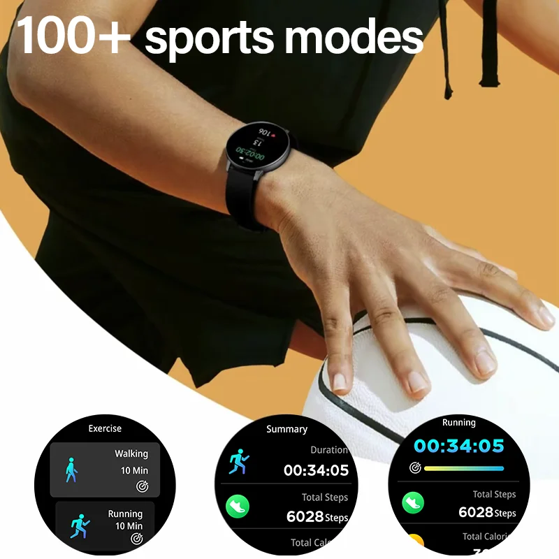 LXASFIT 2025 New Smart Watch Heart Rate Sleep Health Monitor Bluetooth Talk Ladies Sport Smart Watch for Android IOS BEST SELLERS