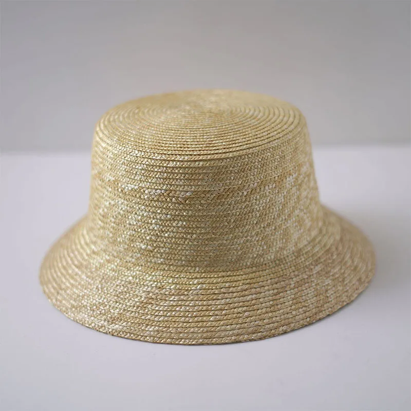 Women Summer Hats Wide Brim Bucket Hats DIY Fine Straw Hats Beach Sun Hats Kentucky Derby Outdoor Travel Hats UV protection