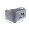 Dog Toy Basket Pet Storage Box Bin Organizer Toys Felt Cat Accessory Container Bins Baskets Accessories Containers Organizing 3
