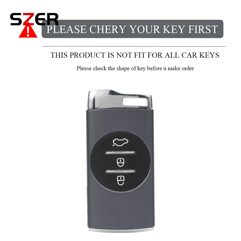 Premium TPU Car Remote Key Case Cover Keychain