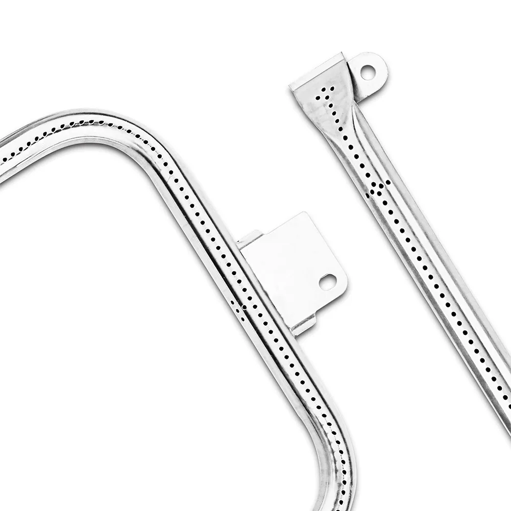 Stainless Steel Burner Tube Anti-corrosion Straight Burner Tube Gas Grill Burner Tube for Weber Q300/Q320 Q3000/Q3200 Gas Grill