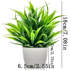 Elegant Artificial Bonsai Plant for Home and Office Decor (Spring grass)