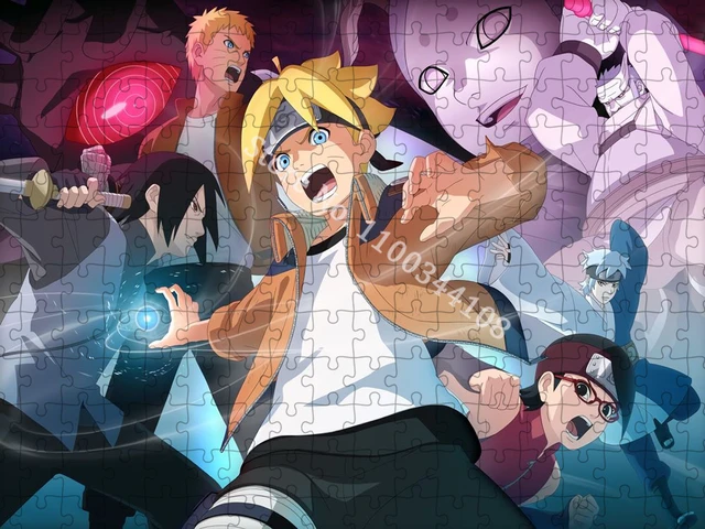 Naruto boruto uzumaki quebra-cabeças 300/500/1000 peças imagem dos desenhos  animados puzzles brinquedos para adultos crianças jogo brinquedos  educativos - AliExpress