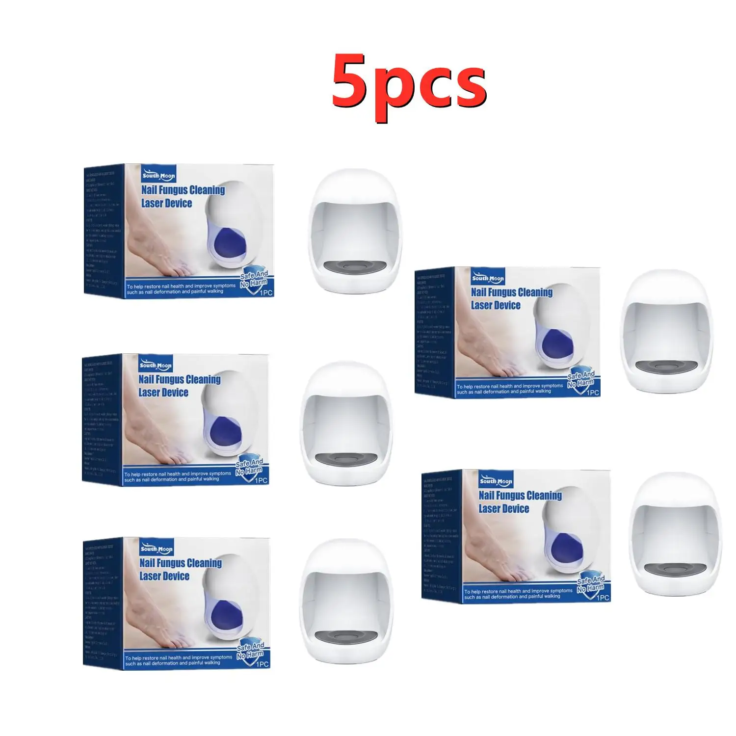 

5PCS Fingernail Repair Nail Cleaning Laser Device Nail Fungus Treatment Cold Laser Therapy Physical Therapy Onychomycosis