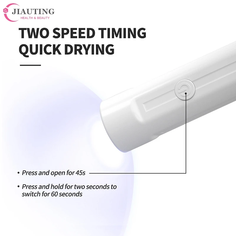 1pc Nail Dryer Lamp Quick Dry Nail Phototherapy Machine 3UV LEDs 3WGel Polish Nail Dryer Lamp Manicure Tool USB Salon Equipment 4