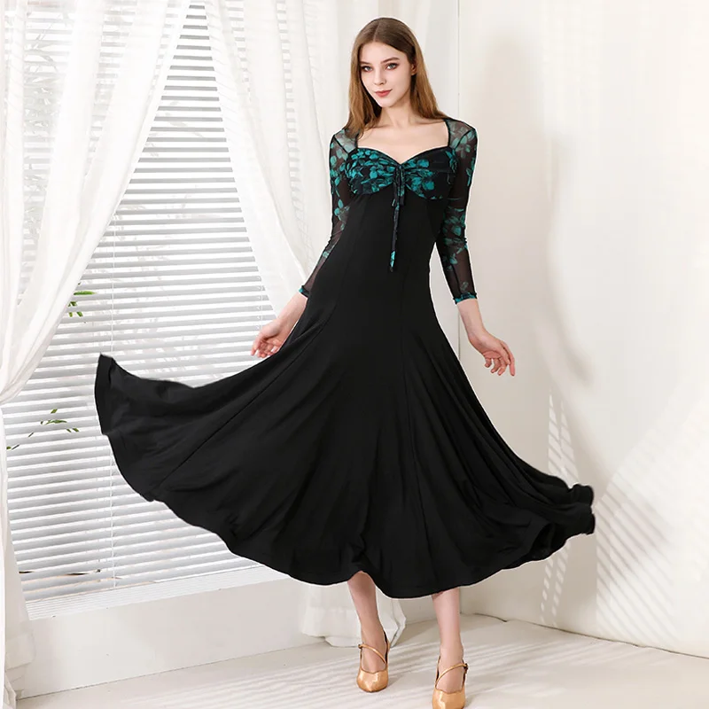 Modern Dance Dress National Standard Dance Costumes Ballroom Dress Waltz My902