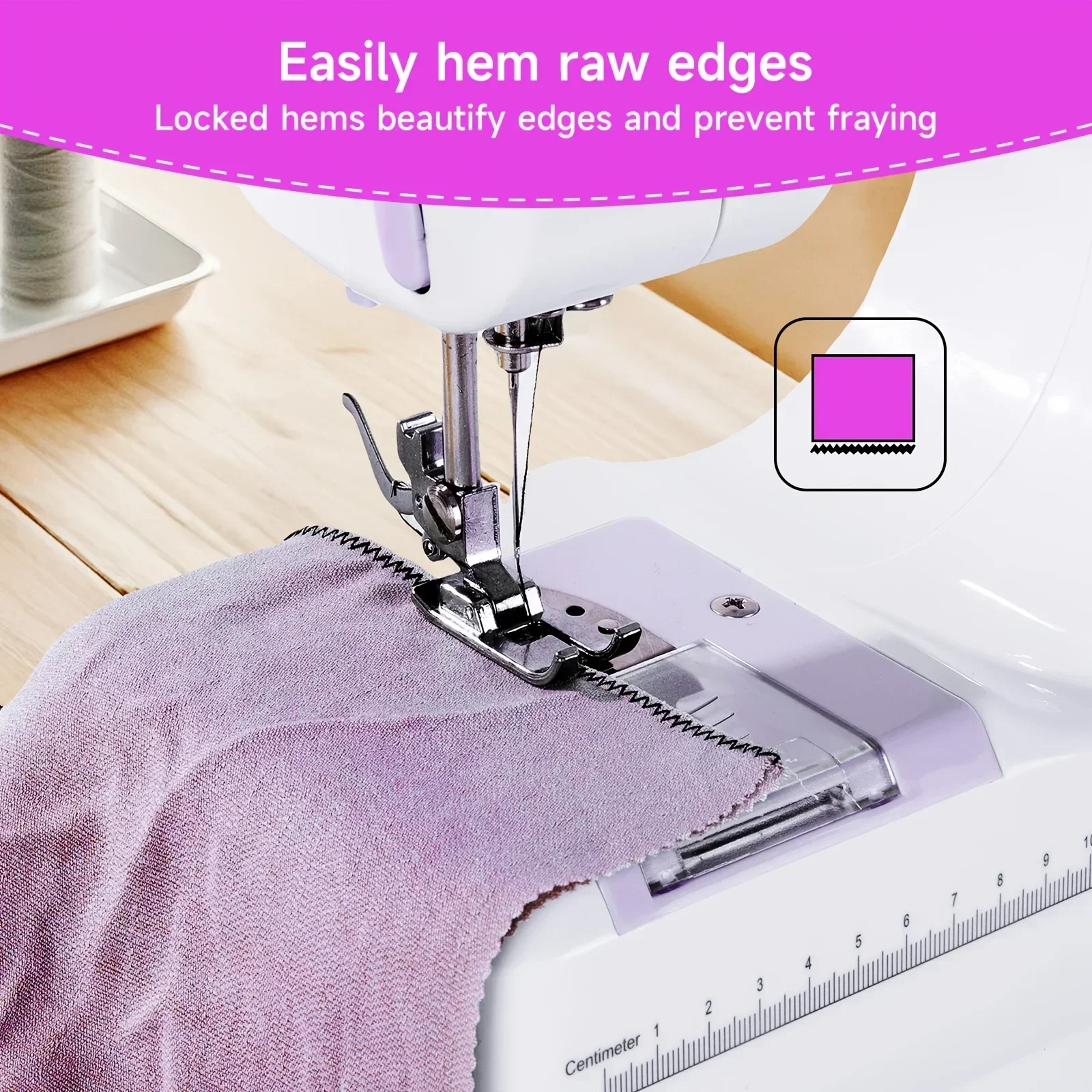 1pcs Portable Electric Sewing Machine Pro With 12 Stitches Patterns,  Multifunctional Home Sewing Machine Parents sewing tools 5