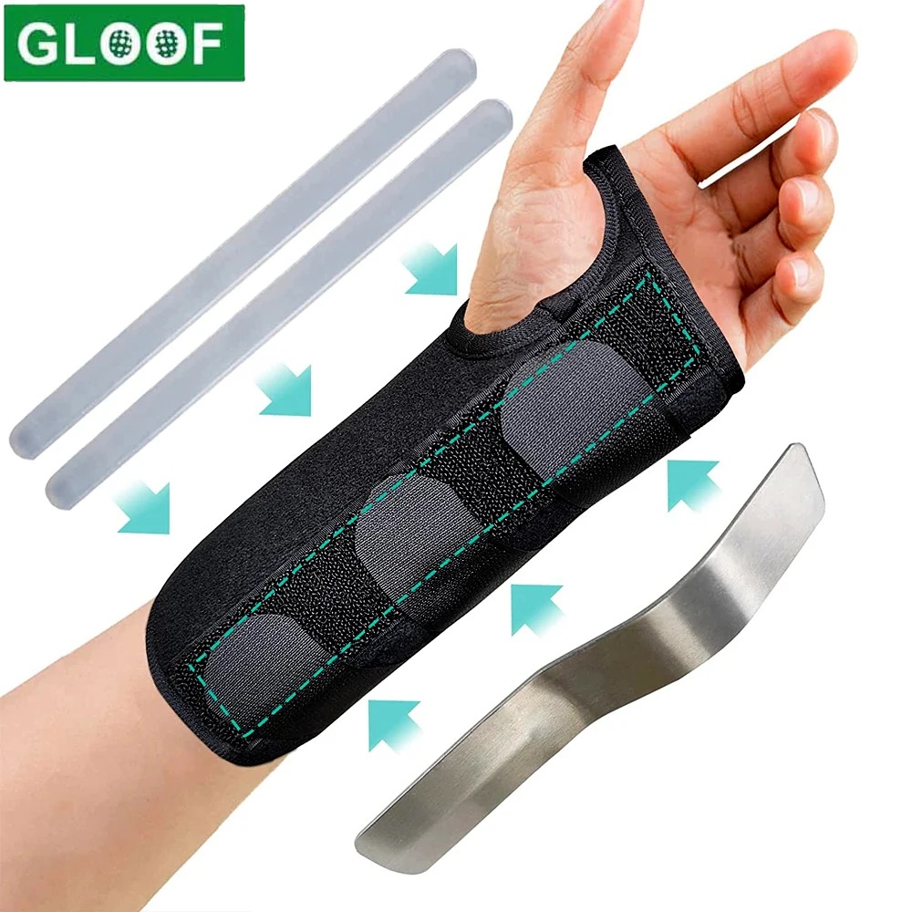 night splint foot drop orthotic brace with adjustable elastic Wrist Support Brace,Adjustable Night Sleep Hand Support Brace with Splints,Palm Wrist Orthopedic Brace with Thumb,Carpal Tunnel