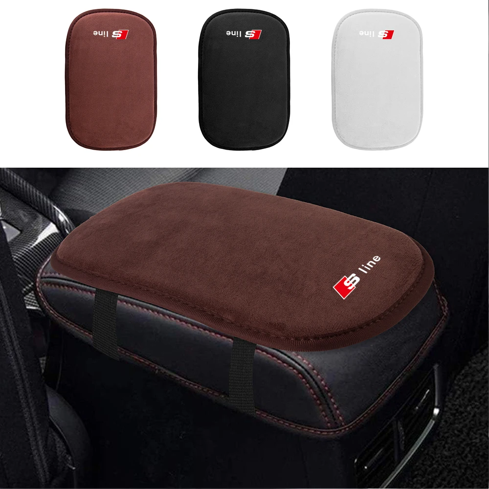Luxurious Suede Car Armrest Cushion - Premium Protection Pad