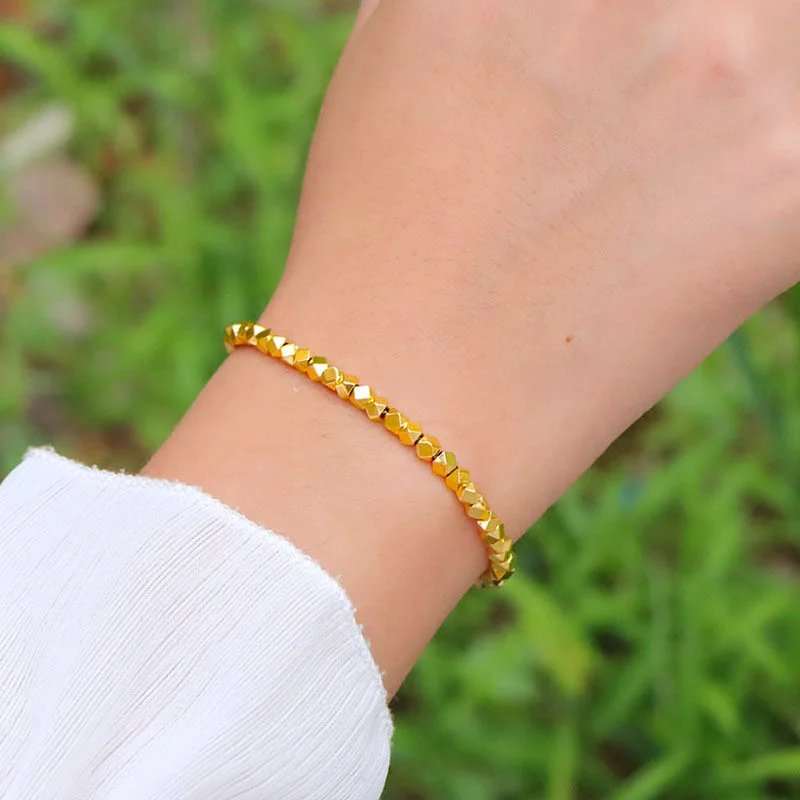 24k gold bracelet- authentic 24 ゴールド- 本物