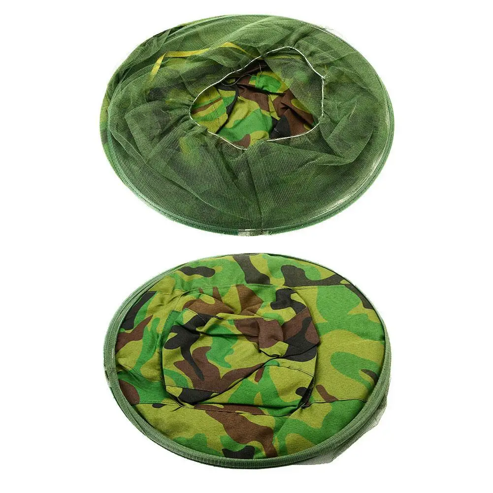 Outdoor Garden Beekeeping Hat Fishing Cap Anti Mosquito Insect Garden Camping Bug Mesh Head Net Face Protector Hats Fishing Cap