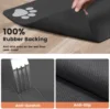 Pet Placemat Quick Dry Waterproof Floor Mats For Dog Feeder Bowl Pad No Stains Non-Slip Cat Dog Winter Drinking Feeding Placemat 5