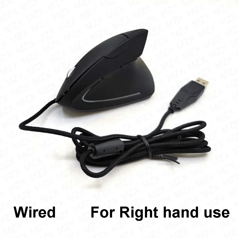 인체공학적 수직 무선 마우스 2.4G 블루투스 USB 유선 오른손 광학 충전식 마우스 PC 컴퓨터 노트북 액세서리