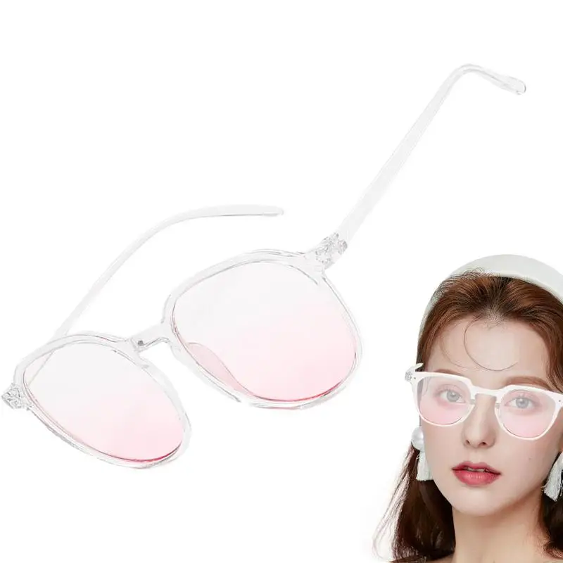 

Blue Light Filter Glasses Blue Light Blockers Blush Design Reduce Glare Computer Reading Gaming TV Phones Glasses For Women Men