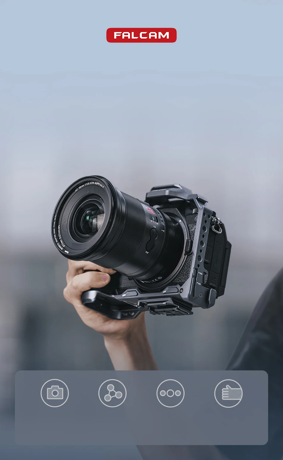 FALCAM F22 Quick Release for Nikon Z6 III Z6 Mark 3 Cage Kit Expansion Accessori