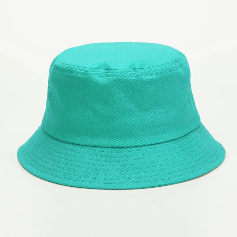 Custom Logo Bucket Hat Cotton Blank Embroidery Cap Unisex Reversible Outdoor Bob Kpop Fishreman Hats Wide Brim Sun Visor Gorras 6