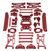 Aluminum Metal Alloy Upgrade Parts for Hyper GO MJX 1/10 10208 Small Monster RC Crawler Car Front Rear Steering Cup C Seat 2