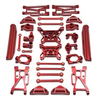 Aluminum Metal Alloy Upgrade Parts for Hyper GO MJX 1/10 10208 Small Monster RC Crawler Car Front Rear Steering Cup C Seat 2