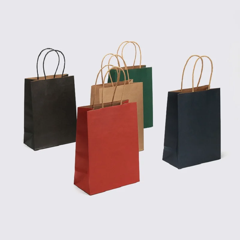 100pcs HDPK 2023 Customized Kraft Paper Bags With Your Own Personal Logo Shopping Gift Paper Bags 5 S1b8442476fdb4ce68f458fcd003acd78I