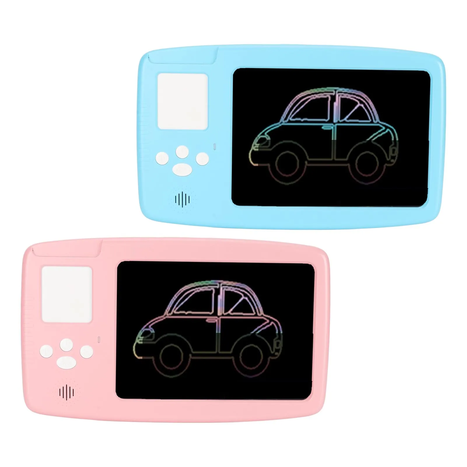 LCD 태블릿 다채로운 낙서 보드, 재미있는 하이파이 스피커, 여행용 캠핑용 PET 전자 스크린, 250mAh, 8.5 인치