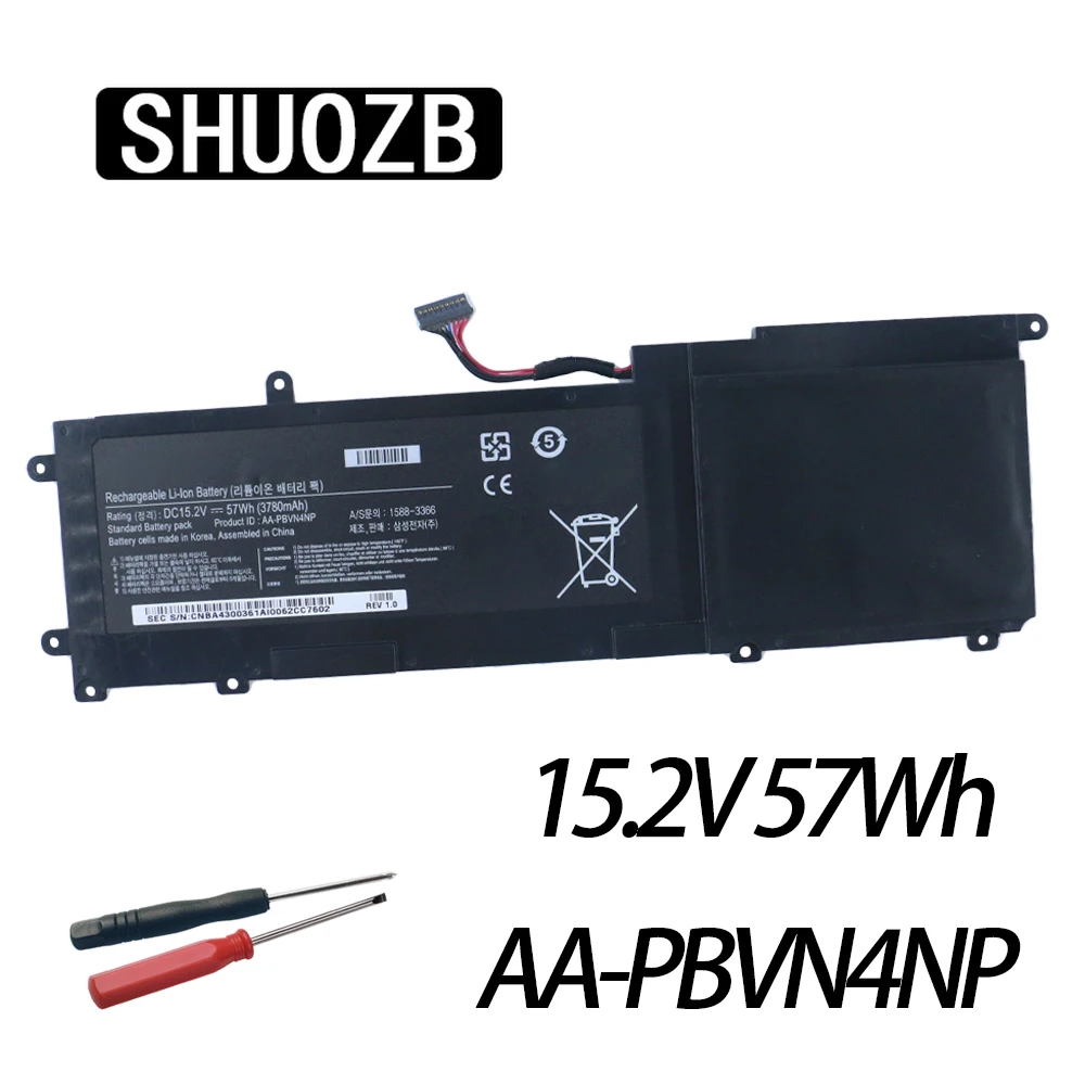 Bateria para Samsung Ativ Livro 15.2v Aa-pbvn4np Ba4300361a Np670z5e Np670z5e-x01 Np670z5e-x01br Np670z5e-x01ru Np670z5e-xd2