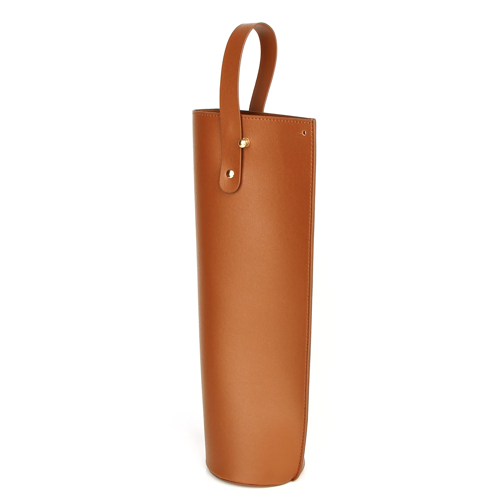 Reusable PVC Leather Wine Tote Bag, Double-Layered Wine Carrier with Handle, Luxury Gif... - SKU LWTB2216 - UGI Packaging