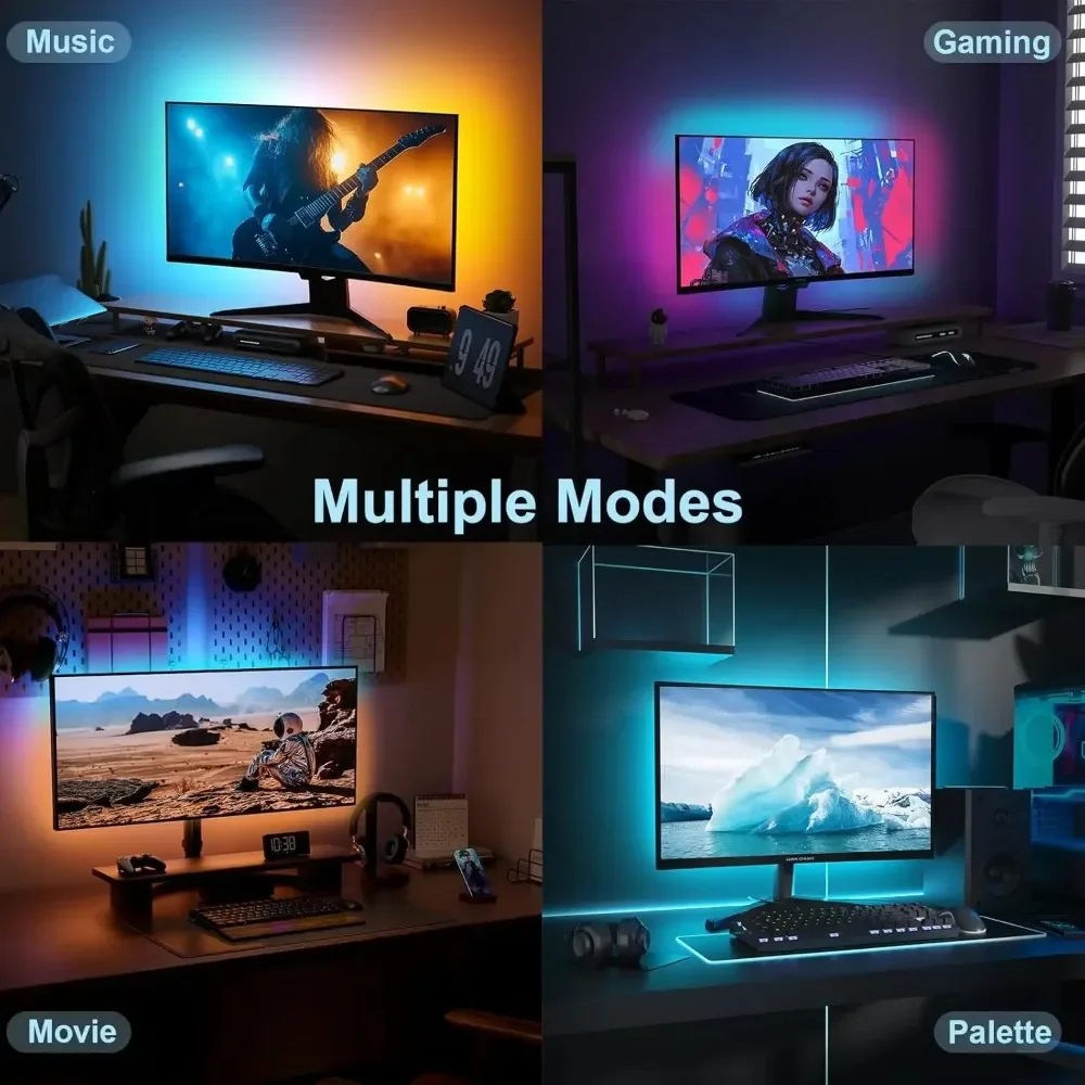 اضاءة تفاعلية PC SYNC RGB