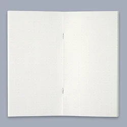 Premium Handmade Leather Notebook Refill Inserts - Portable 165x95mm (Dotted)