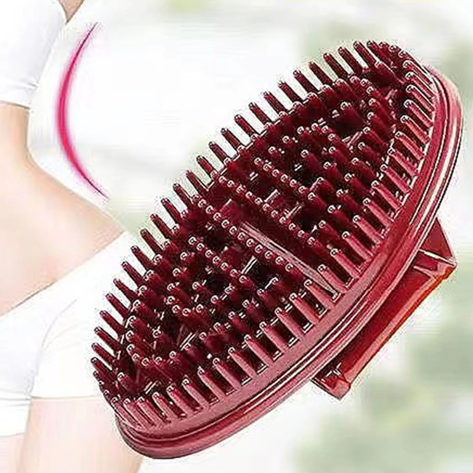 Body Slimming Brush Meridians Brush Body Relaxation Slimming Reduce Cellulite Massage Brush for Back Leg Meridians Massage Brush