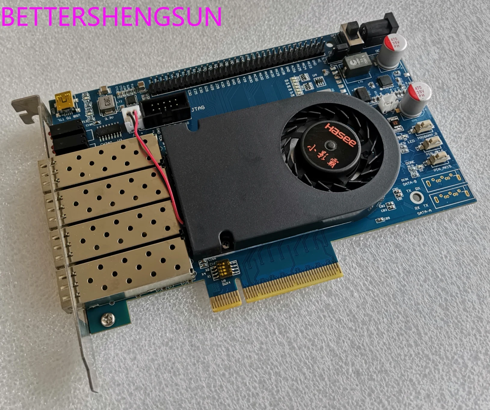 

FPGA development board Xilinx PCIe Kindex 7 development board XC7K420T SFP+10G