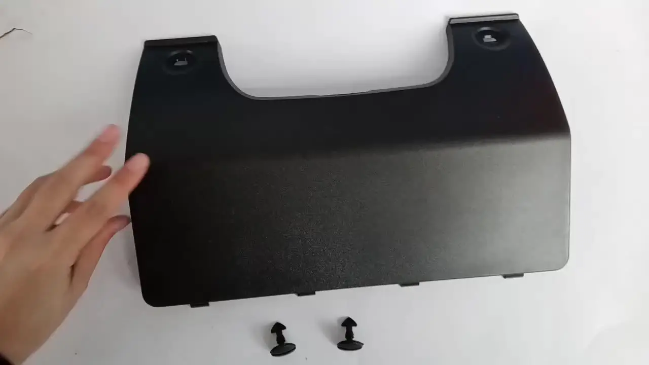 Cache Crochet Remorquage Arrière Pour Land Rover LR3 LR4 - Compatible DPO 500011PCL, Noir