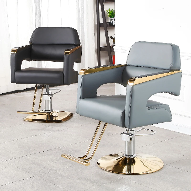 

Equipment Nordic Barber Chair Speciality Hydraulic Hair Salon Swivel Makeup Chair Design Silla Barberia Modern Furniture DWH