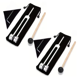 Healing Chakra Weighted Tuning Fork Set for Sound Therapy and Stress Relief (2 Set)