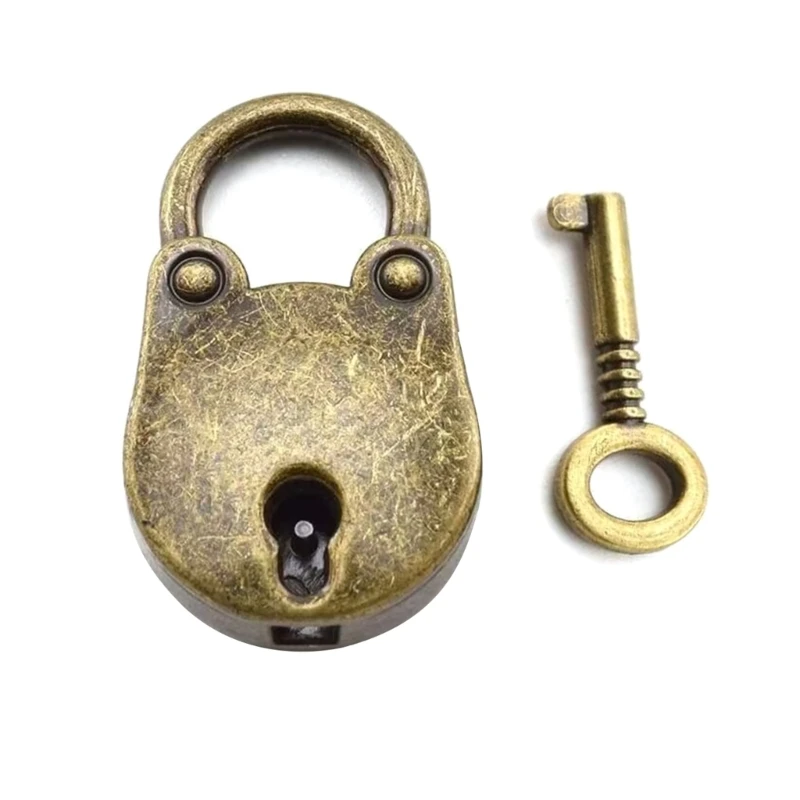 Elegant Mini Bear Lock Stylish Inspired Lock with Key for Chic Bag Security Dropshipping